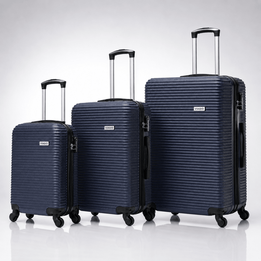 Set kofera 3 u 1 VIAGIO – – Tamno Plava – slika 1
