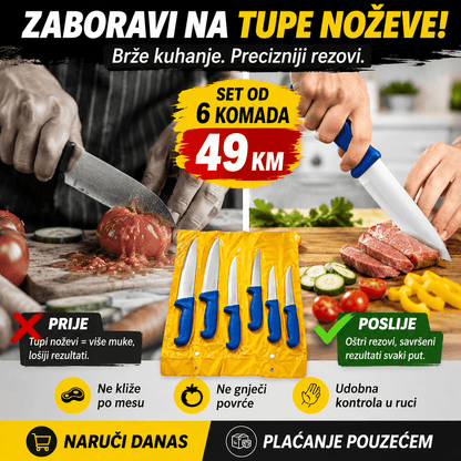 Set Kuhinjskih Noževa (6 KOMADA) – – – slika 4