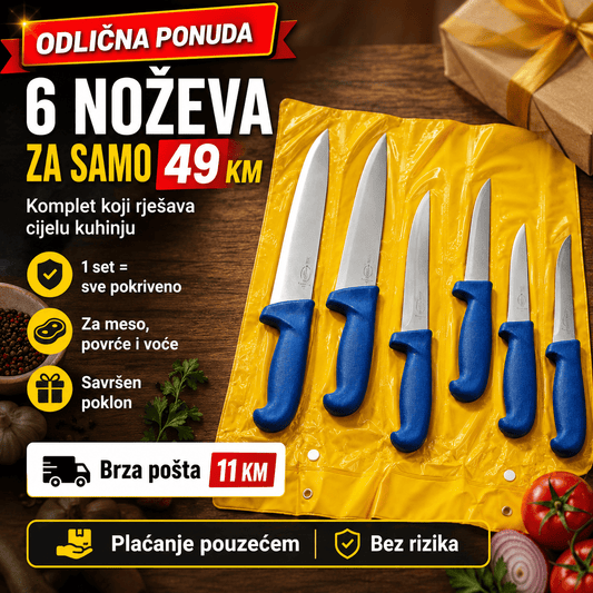 Set Kuhinjskih Noževa (6 KOMADA) – – – slika 1