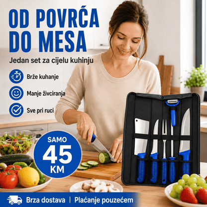 Set Mesarskih Noževa u Torbi – – – slika 7