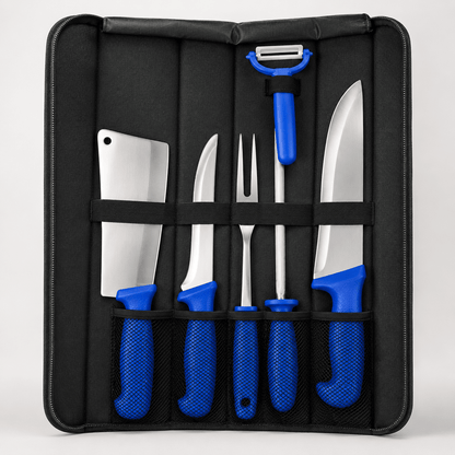Set Mesarskih Noževa u Torbi – – – slika 8