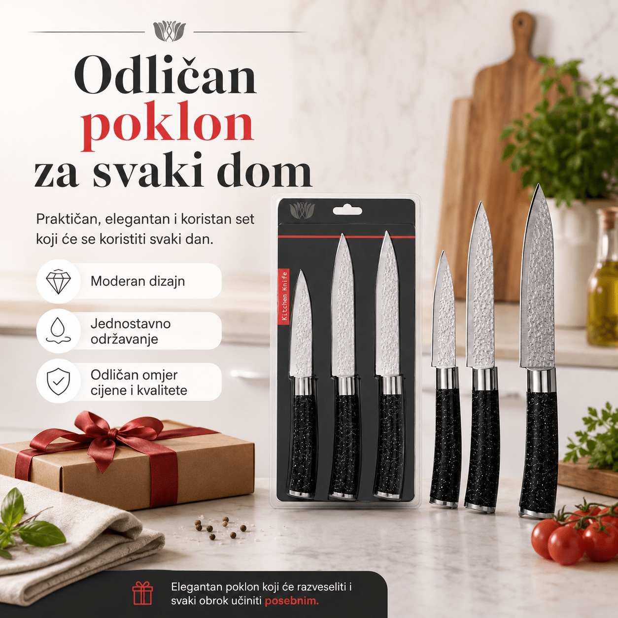 Set od 3 Kuhinjska Noža – – – slika 8