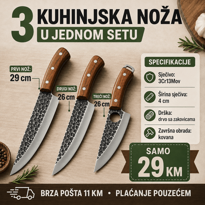 Set od 3 Kuhinjska Noža – – – slika 7