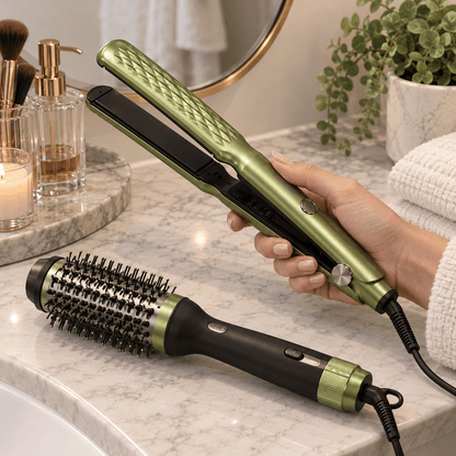 Set pegla i četka za kosu RE-2558 – Aparati za kosu – – slika 3