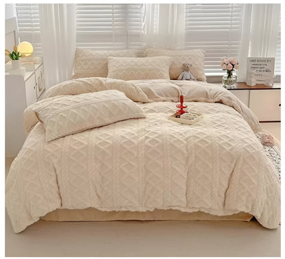Set Posteljine Velvet Dreams – – Svijetlo Bež – slika 4