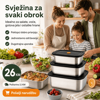 Set Posuda za Čuvanje Hrane – – – slika 4