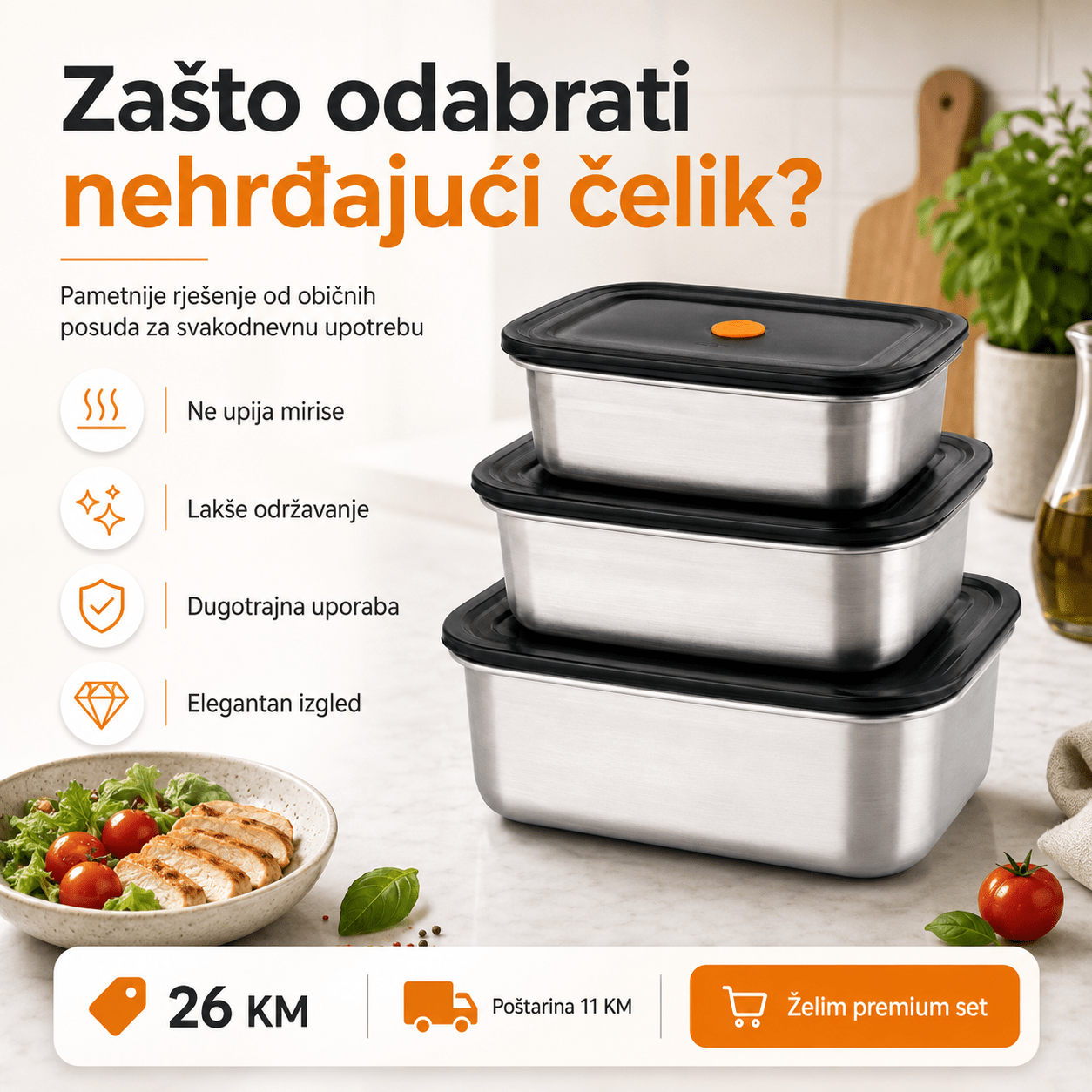 Set Posuda za Čuvanje Hrane – – – slika 6