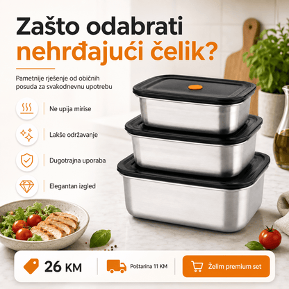 Set Posuda za Čuvanje Hrane – – – slika 6