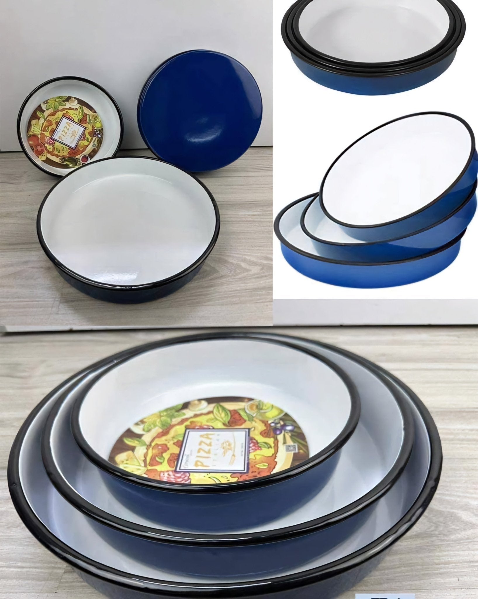 Set Velikih Emajliranih Tepsija – – – slika 1