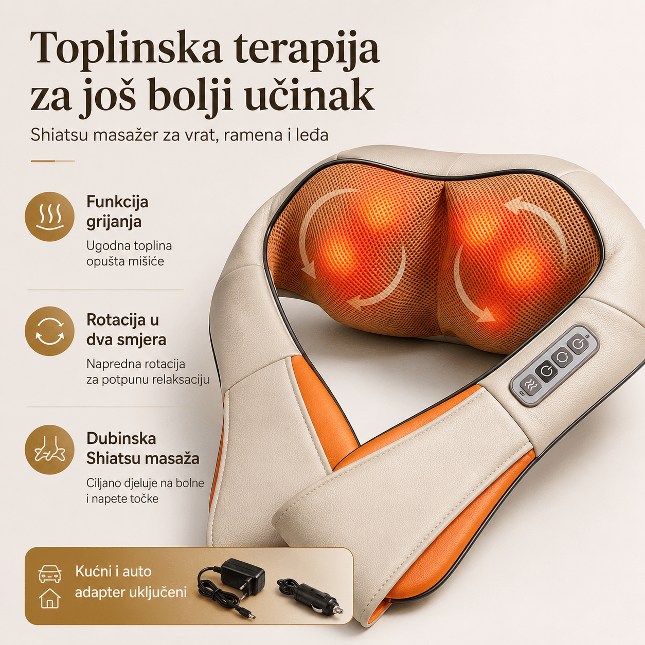 Shiatsu masažer – – – slika 5