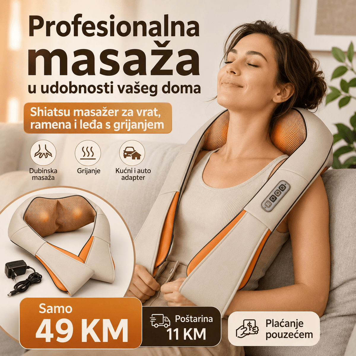 Shiatsu masažer – – – slika 6