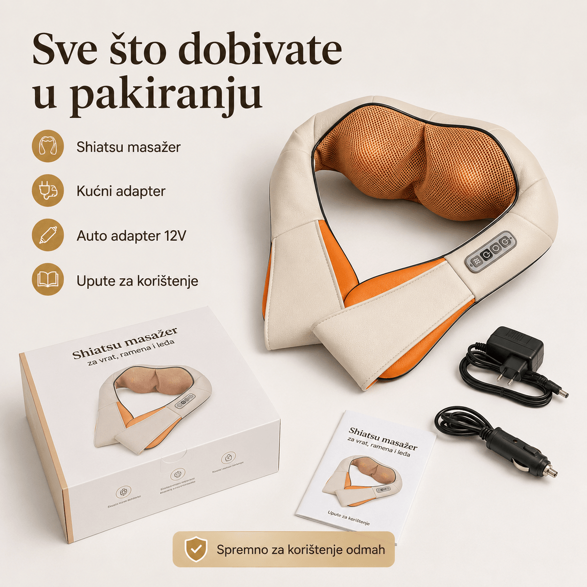 Shiatsu masažer – – – slika 1