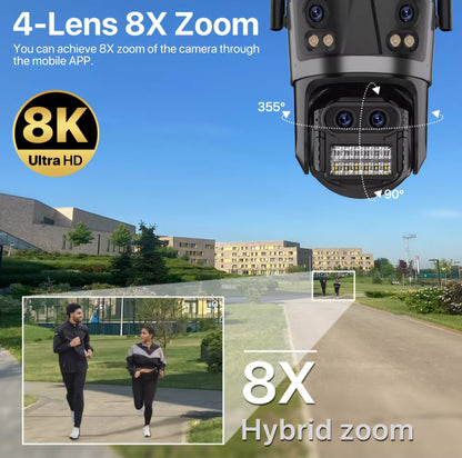 Sigurnosna 4K kamera s 3 objektiva – – – slika 2