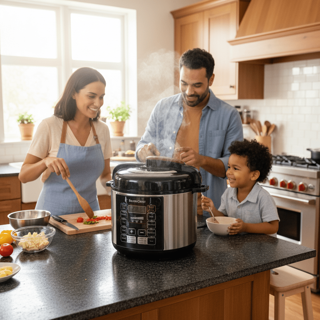 Silver Crest Električni Ekspres Lonac Multi - Cooker – Kuhinjski aparati – Univerzalna – slika 3