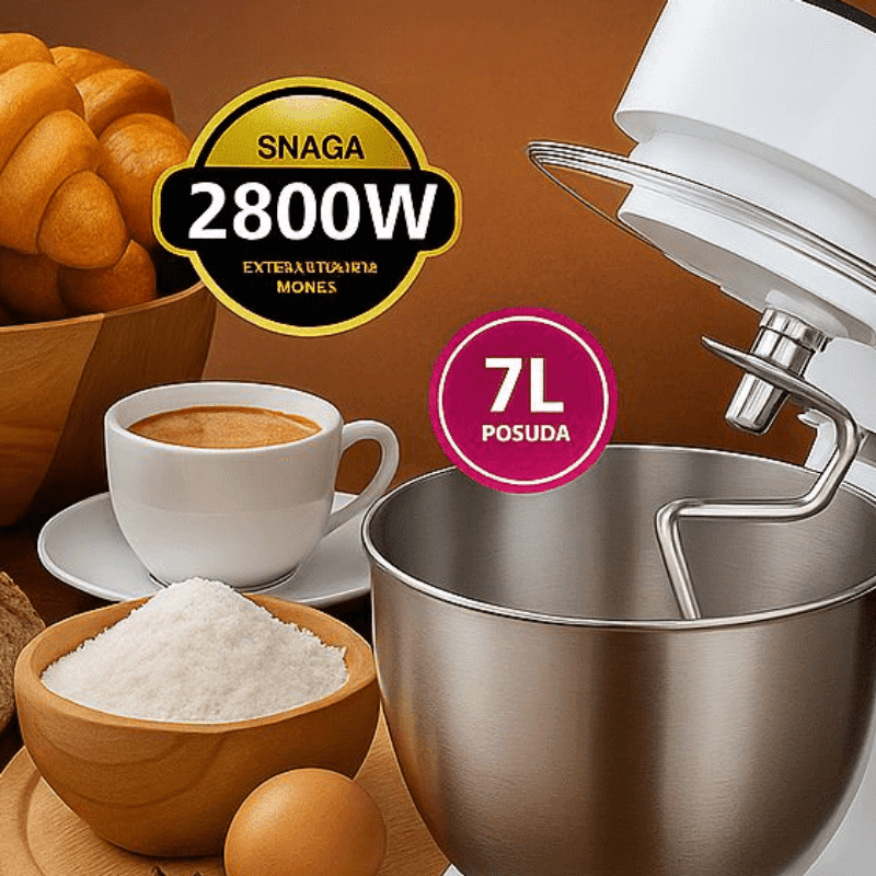 Silver Love Kuhinjski Mikser 2800W – – – slika 3