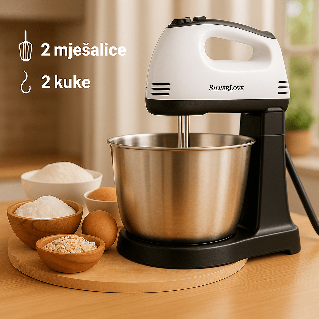 Silver Love Mikser s Inox Posudom – – – slika 1