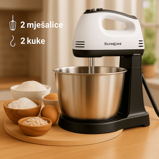 Silver Love Mikser s Inox Posudom - SAMO KLIKNI
