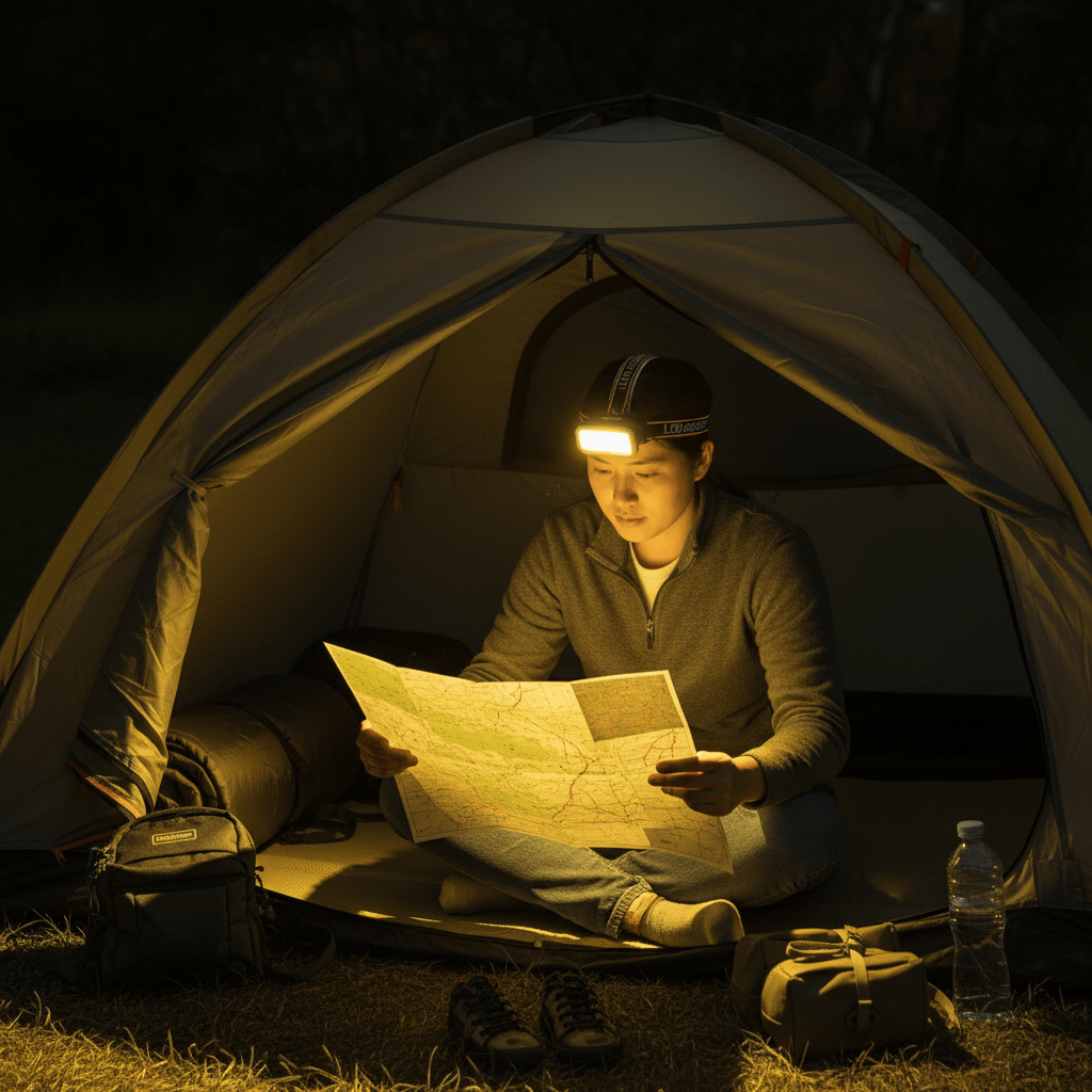Široka LED Naglavna Lampa – – – slika 5