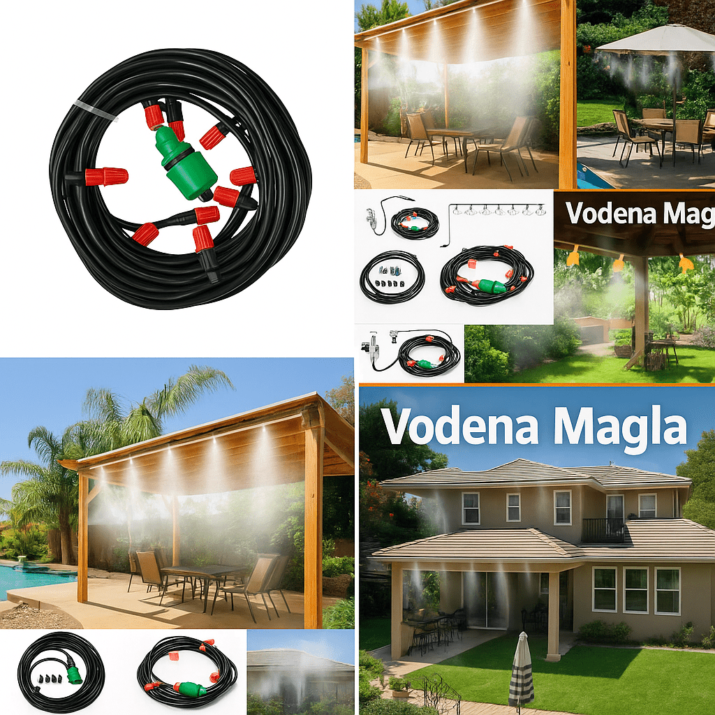 Sistem Vodene Magle 10 metara - SAMO KLIKNI