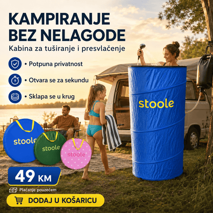 Sklopiva Kabina za Presvlačenje – – Plava – slika 6