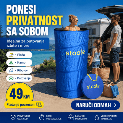 Sklopiva Kabina za Presvlačenje – – Plava – slika 2