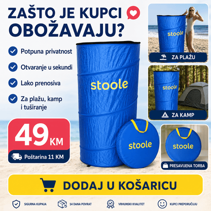 Sklopiva Kabina za Presvlačenje – – Plava – slika 3