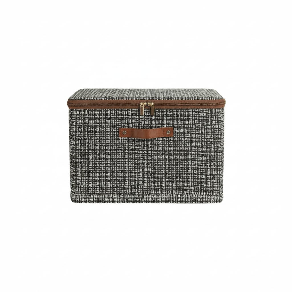 Sklopiva Kutija za Odlaganje s Ručkom – Kutije za odlaganje – Srednja Tamno siva – slika 2