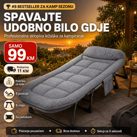 Sklopiva Ležaljka Za Kampiranje – – – slika 1