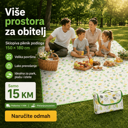 Sklopiva Piknik Podloga 150 × 180 cm – – – slika 4