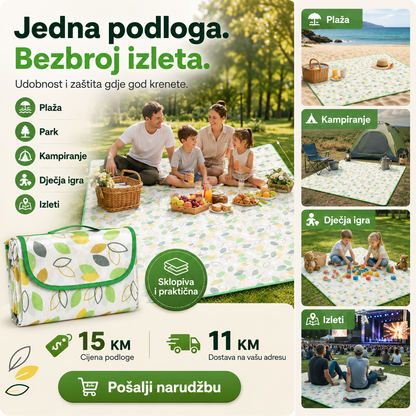 Sklopiva Piknik Podloga 150 × 180 cm – – – slika 2