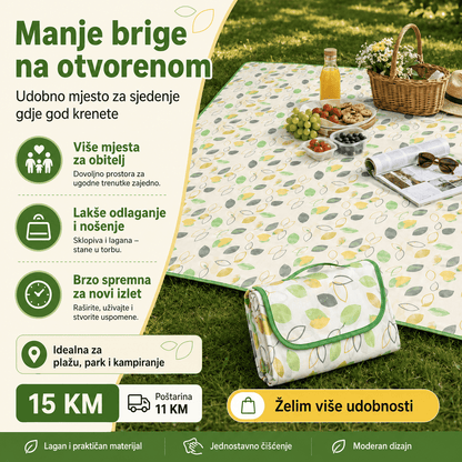Sklopiva Piknik Podloga 150 × 180 cm – – – slika 5