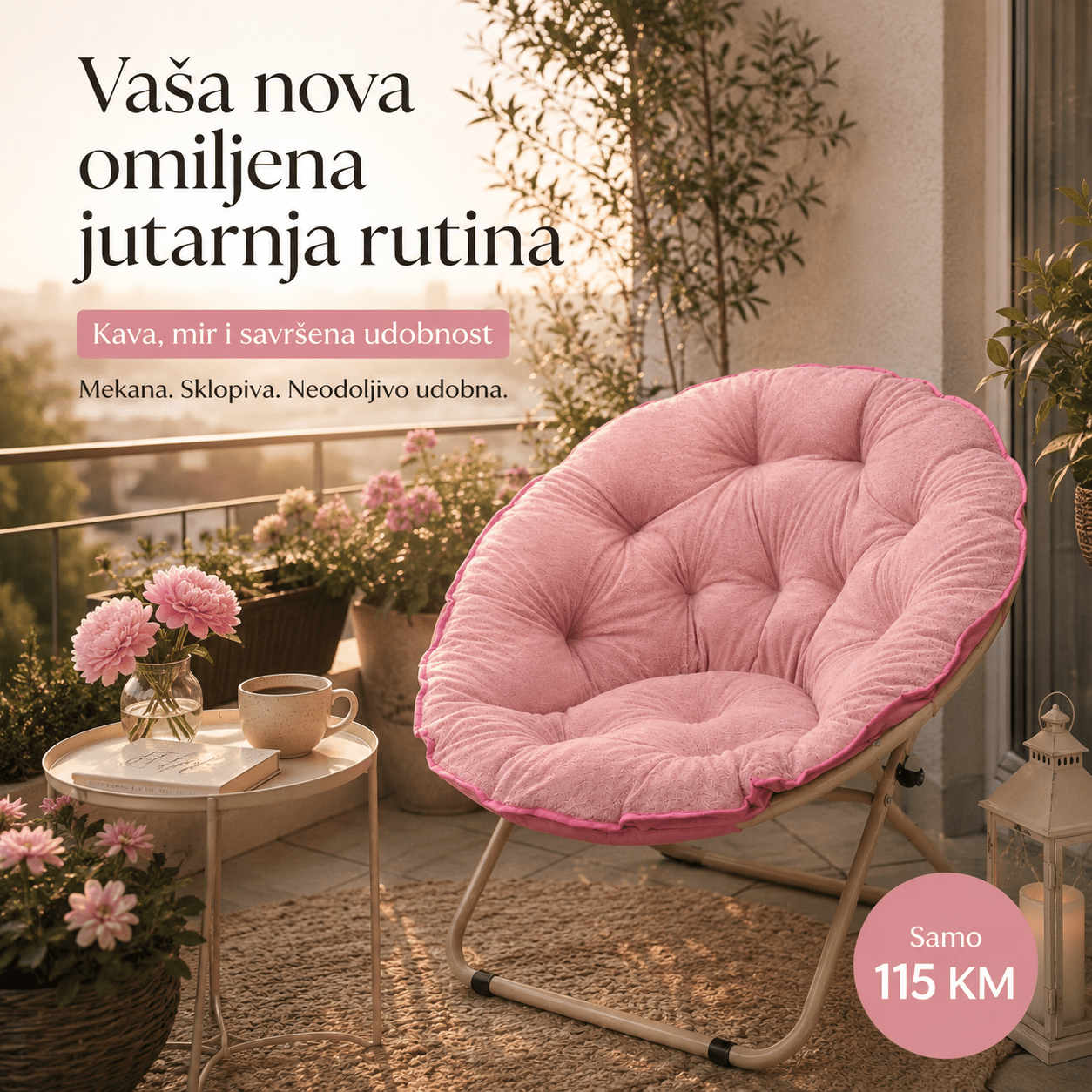 Sklopiva Relax Fotelja "Moon" – – – slika 6