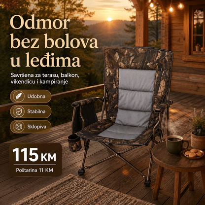 Sklopiva Ribolovna XXL Stolica – – – slika 4