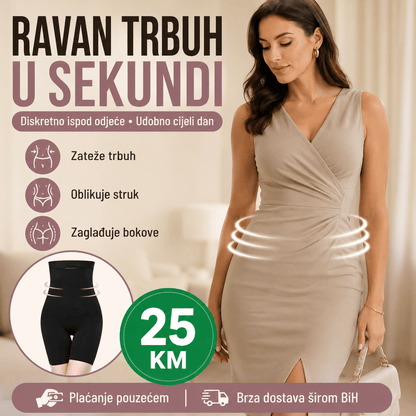Slim Gaćice s Nogavicama – – Crna – slika 7