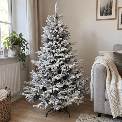 Snježna jelka 120 cm – Novogodišnje dekoracije – – slika 5