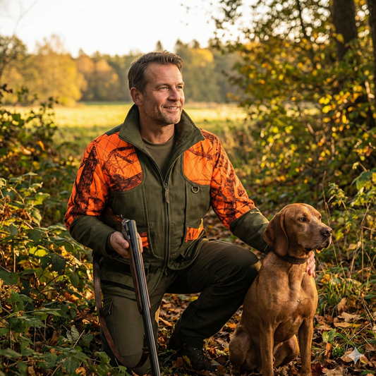 Softshell lovačka jakna s fluo detaljima – – L – slika 1