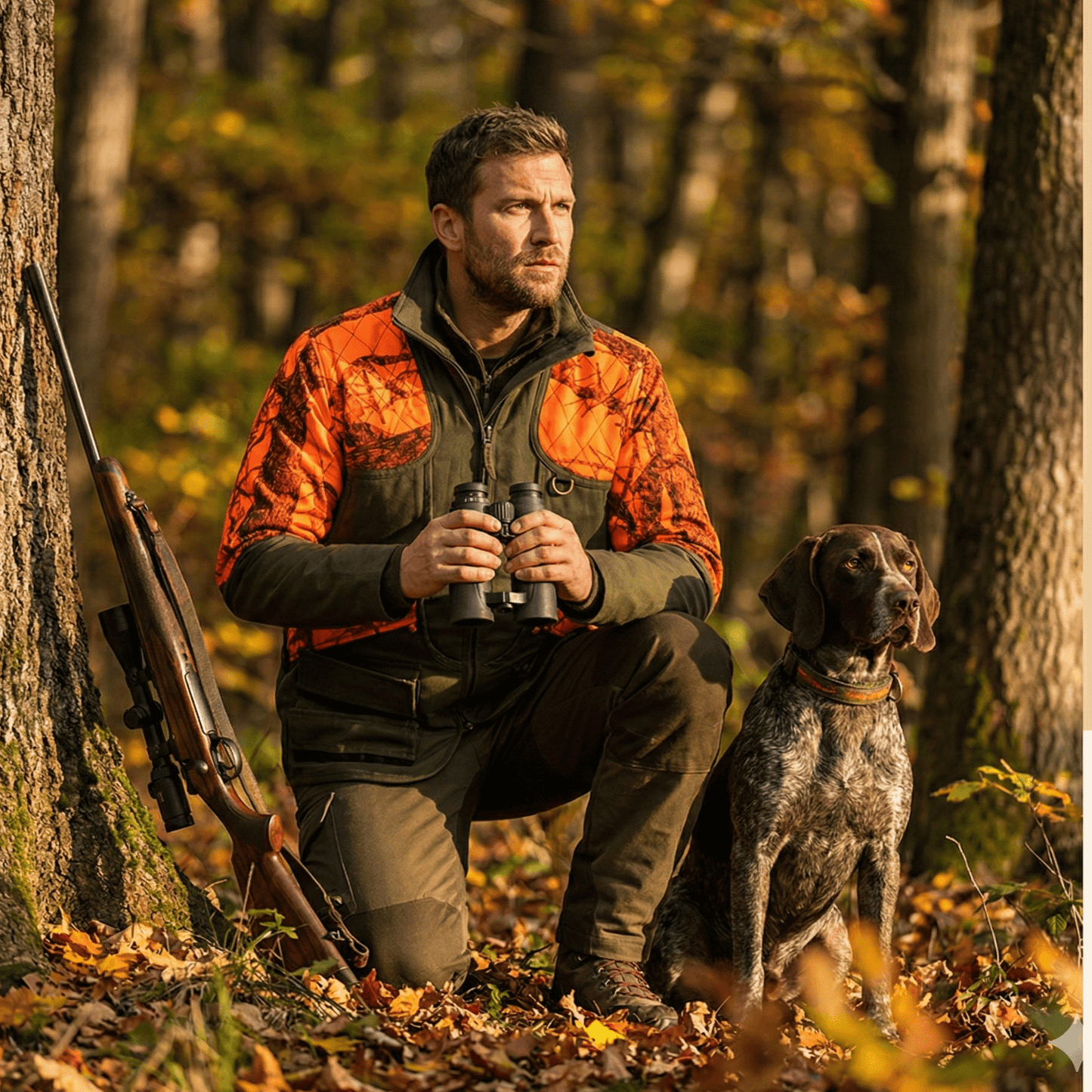 Softshell lovačka jakna s fluo detaljima – – L – slika 2