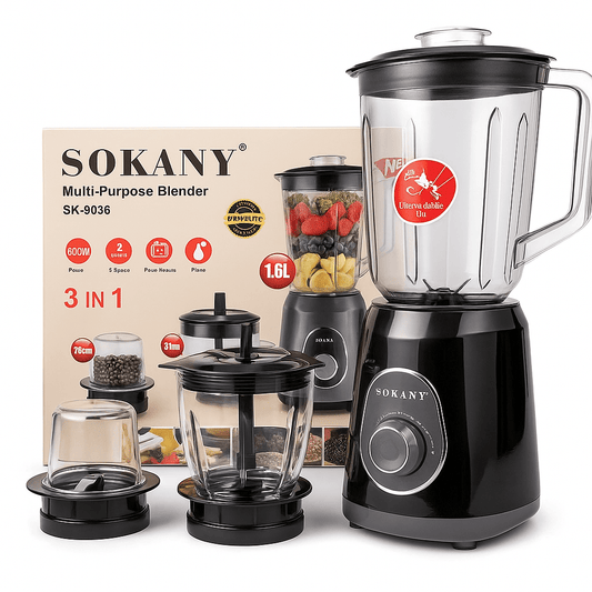 Sokany 3 - u - 1 Višenamjenski Blender – – – slika 1