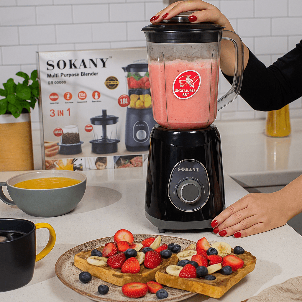 Sokany 3 - u - 1 Višenamjenski Blender - SAMO KLIKNI