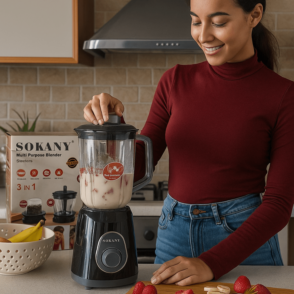 Sokany 3 - u - 1 Višenamjenski Blender - SAMO KLIKNI