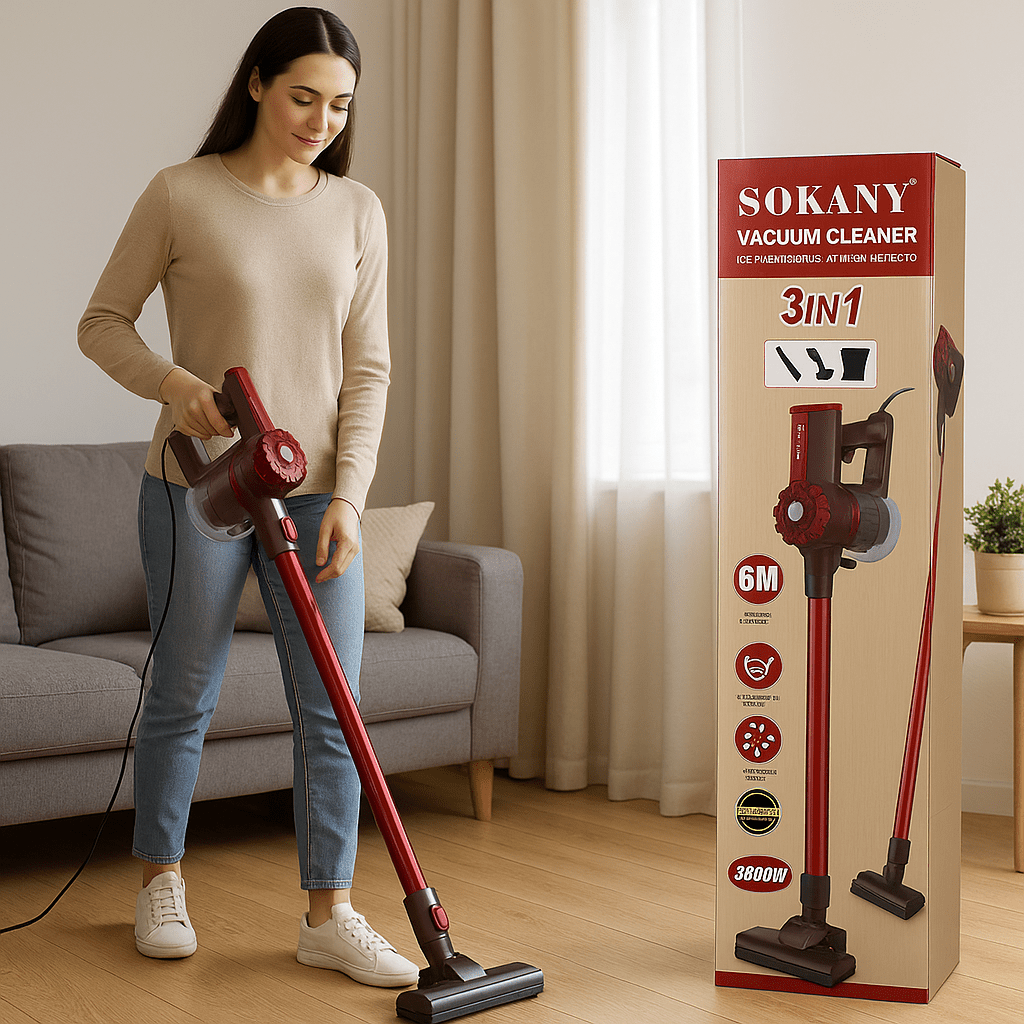 SOKANY 3u1 Štapni Usisivač - SAMO KLIKNI