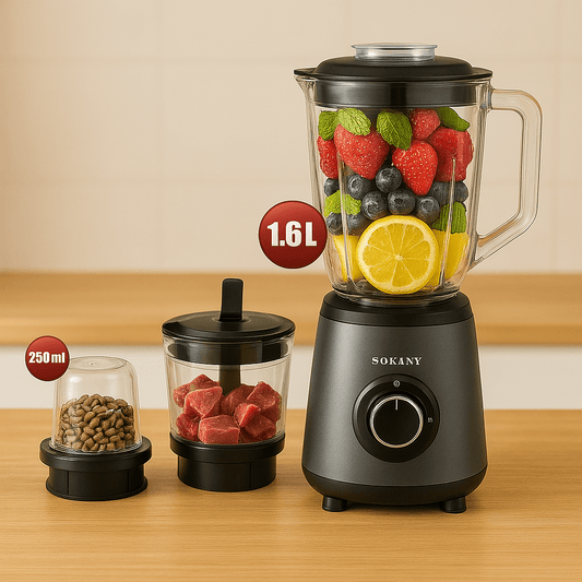 Sokany 3‑u‑1 višenamjenski blender – – – slika 1