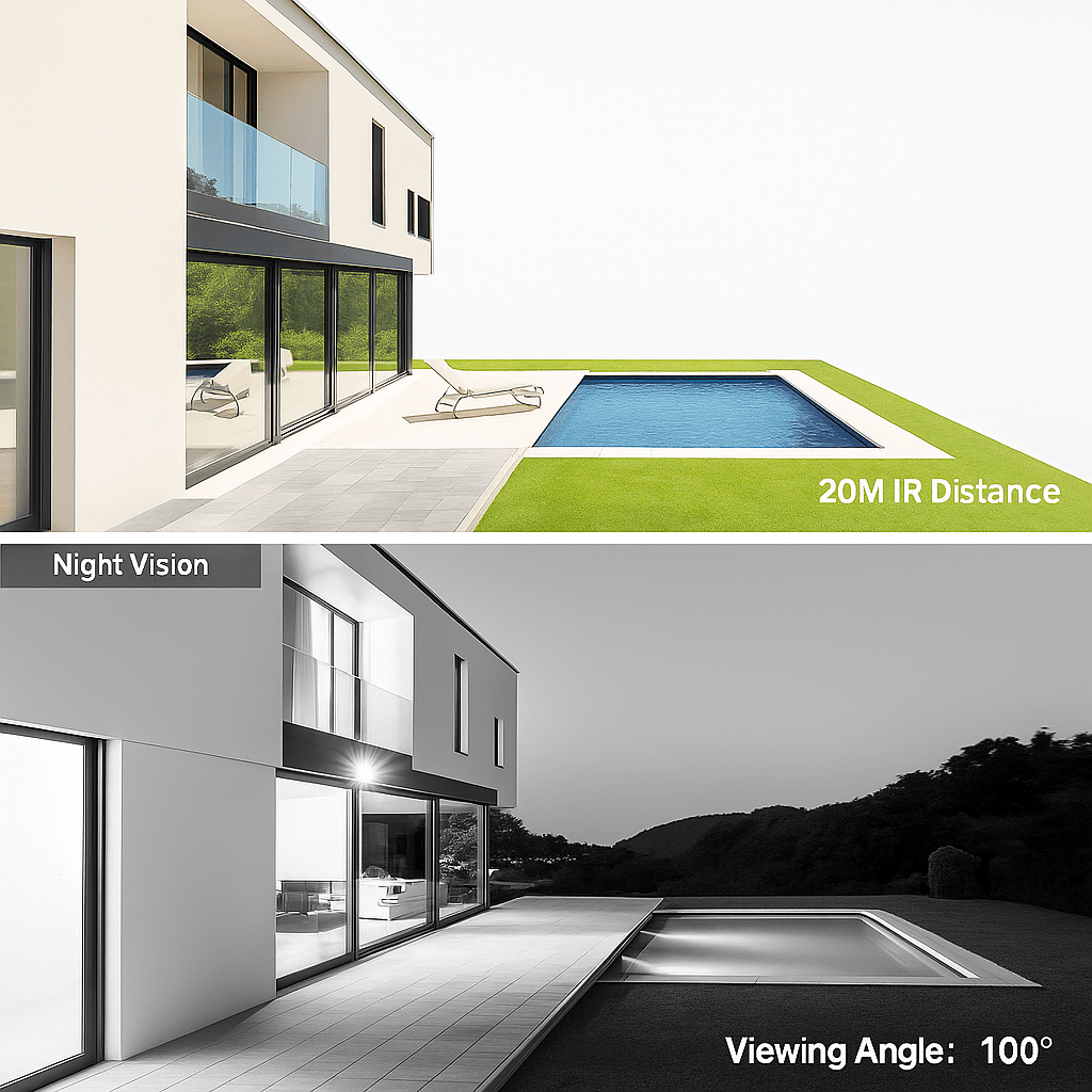 Solarna Bežična Sigurnosna Kamera 1080P - SAMO KLIKNI