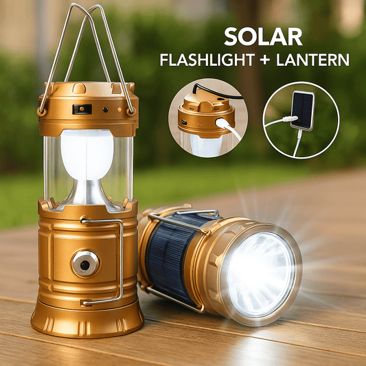 Solarna Lampa za kampiranje - SAMO KLIKNI