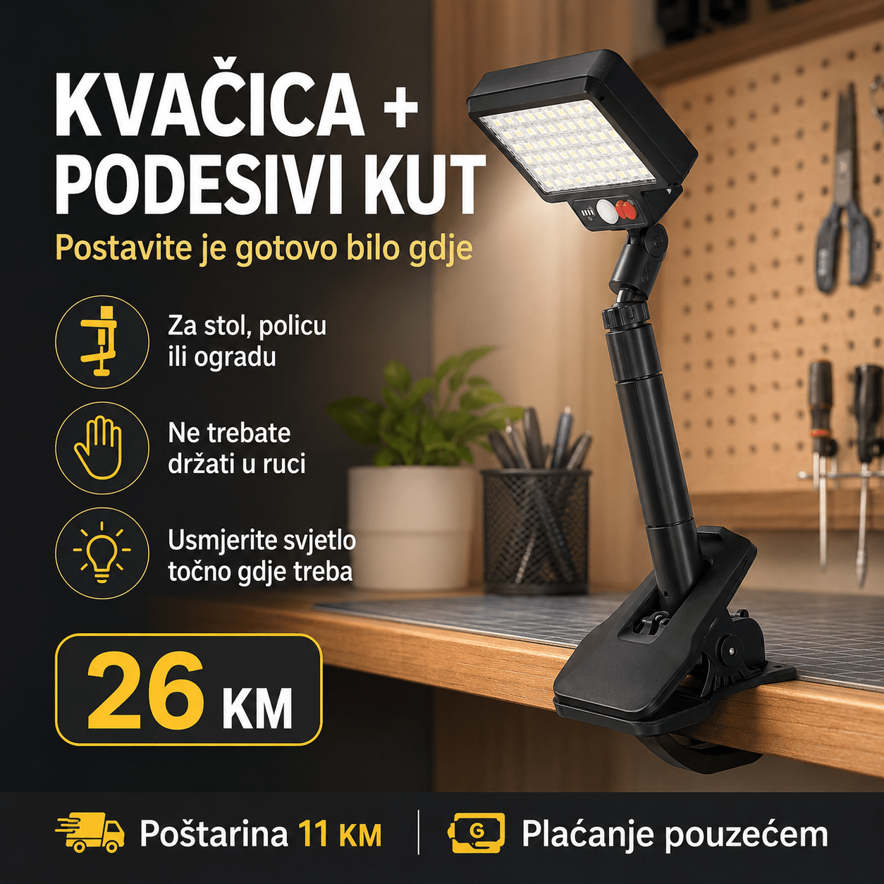 Solarna LED Radna Svjetiljka – – – slika 2
