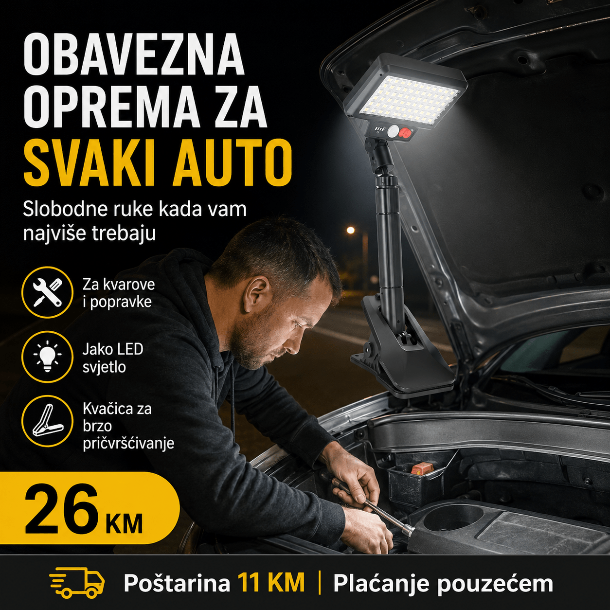 Solarna LED Radna Svjetiljka – – – slika 5