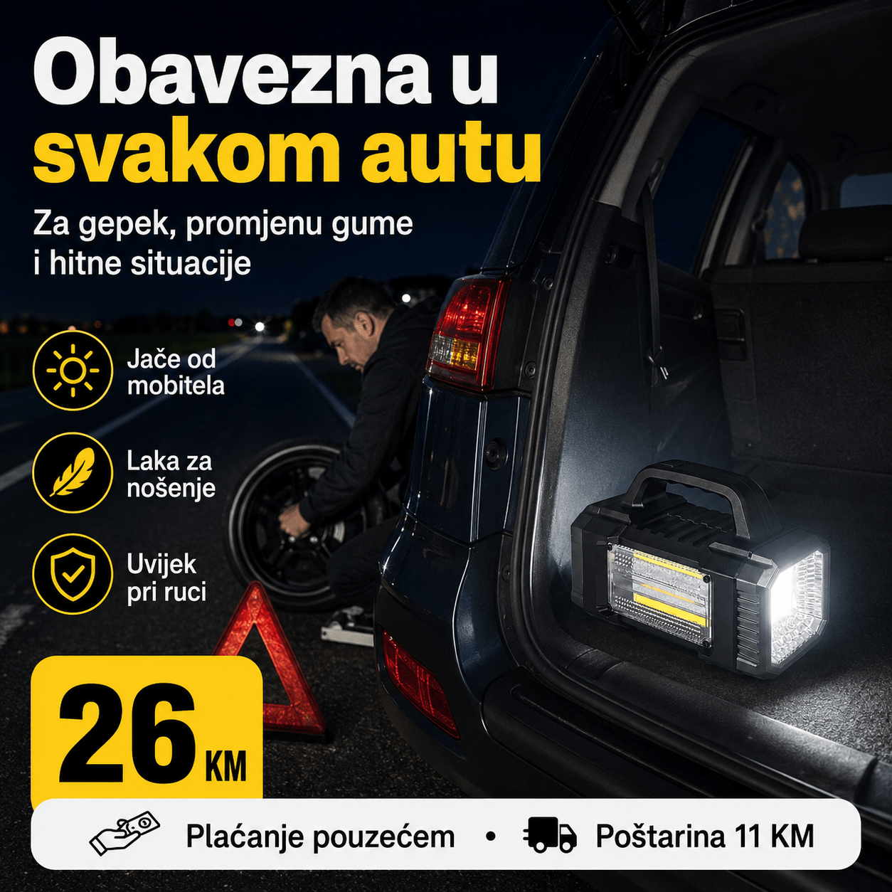 Solarna LED Ručna Svjetiljka – – – slika 4