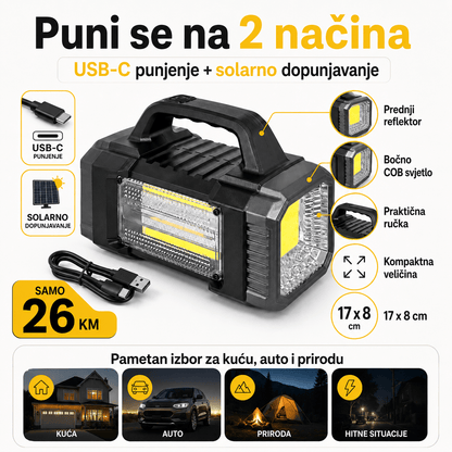 Solarna LED Ručna Svjetiljka – – – slika 6