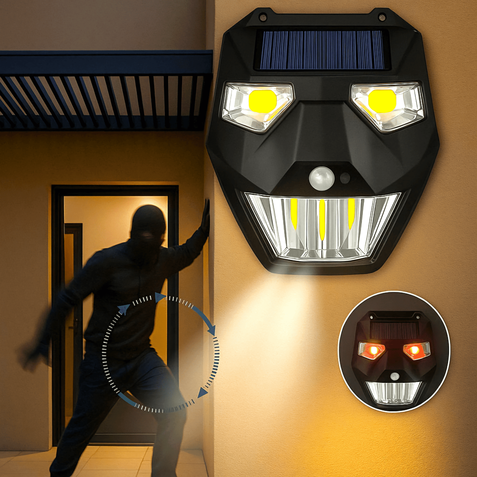 Solarna LED Zidna Lampa JL - T88 – – – slika 1