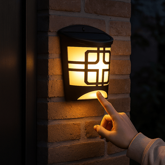 Solarna LED zidna lampa sa senzorom pokreta - SAMO KLIKNI